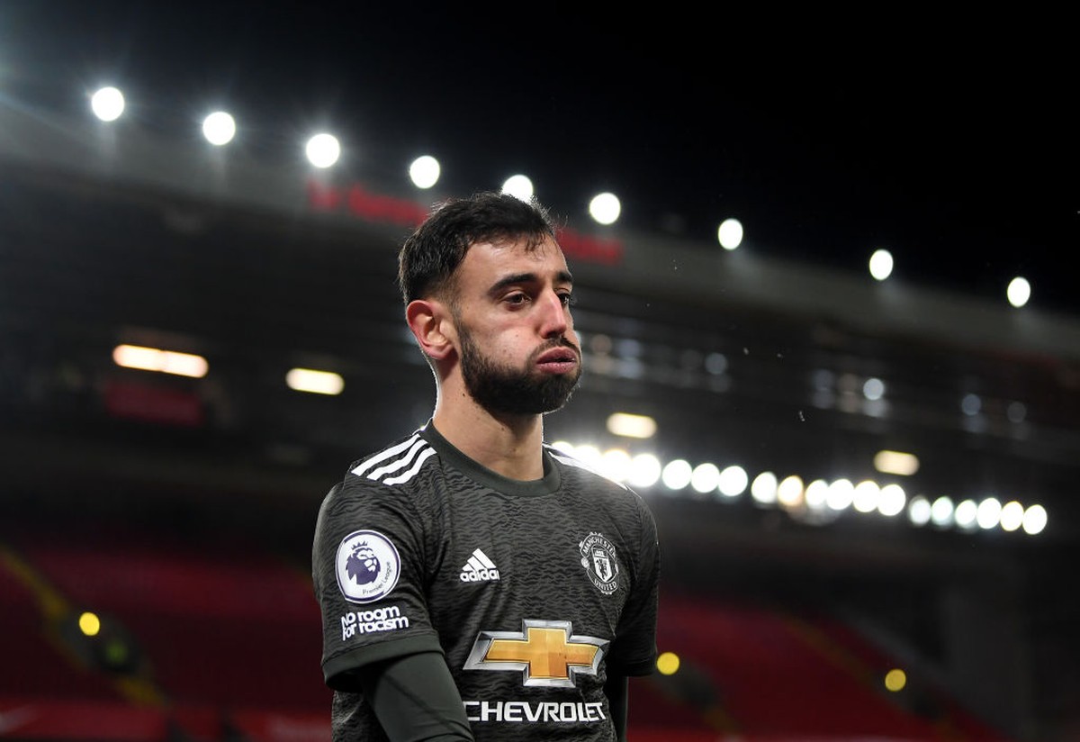 Bruno Fernandes Marah-marah Saat Diganti? (Getty Images/Michael Regan)