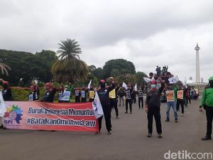 Ada Aksi Tolak Omnibus Law di Monas, Polisi Siapkan Posko Rapid Test