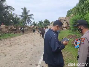 Sempat Terputus Lagi, Akses Jalan Majene-Mamuju Sudah Bisa Dilalui
