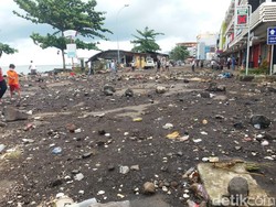 Penampakan Kawasan Mega Mas Manado Pasca Diterjang Banjir Laut Pasang