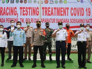 Polisi Gelar Rapid Antigen Gratis bagi Pegawai di Kawasan Bandara Soetta
