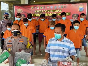 Awal Tahun Baru, Polisi Banyuwangi Tangkap Belasan Pengedar Narkoba