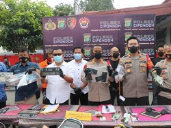 11 Motor Bodong Diamankan Polisi di Tol Tangerang, Hendak Dikirim ke Sumsel