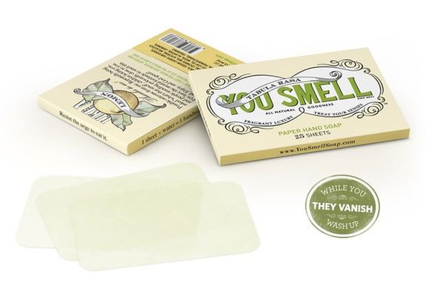 Sabun Kertas/Foto: pinterest.com/yousmellsoap Sabun Kertas/Foto: pinterest.com/yousmellsoap