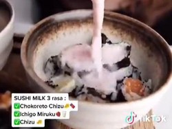 Cara Baru Makan Sushi Pakai Susu, Enak Nggak Ya?