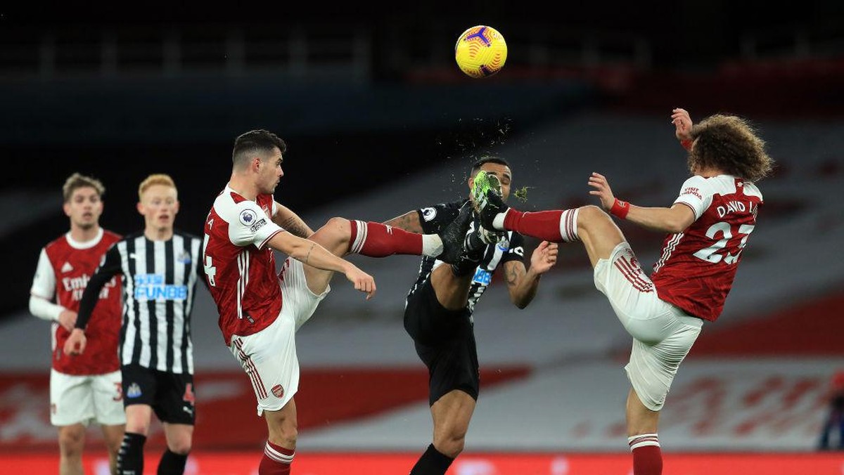 Arsenal Vs Newcastle United berakhir tanpa gol di babak pertama (Foto: Getty Images/Pool)
