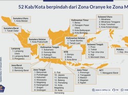 Zona Merah Corona RI Meroket, Jateng Paling Banyak