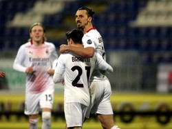 Cagliari Vs Milan: Dwigol Ibrahimovic Antar Rossoneri Menang 2-0