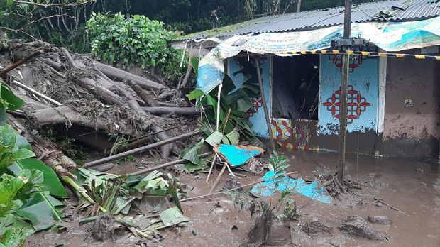 Banjir bandang yang sempat menerjang Kampung Gunung Mas mengakibatkan lokasi wisata agro Gunung Mas Puncak ditutup sementara hingga waktu yang tidak ditentukan.