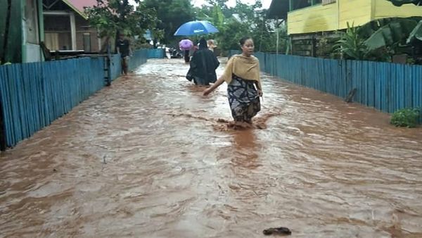 Banjir Juga Rendam Bombana, Sulawesi Tenggara