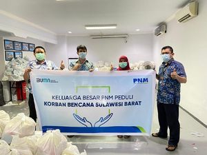 PNM Salurkan Bantuan Rp 75 Juta untuk Korban Gempa Majene