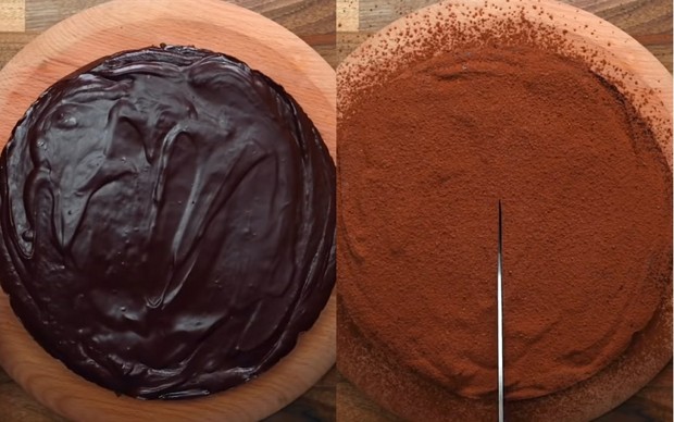 Chocolate Chunk Truffle Cake