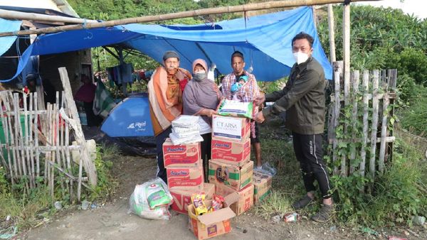 Potret CT ARSA Foundation Terus Bantu Korban Gempa di Sulbar