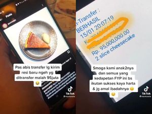Kelebihan Angka, Pembeli Ini Transfer Rp 95 Juta Buat Beli Cheesecake