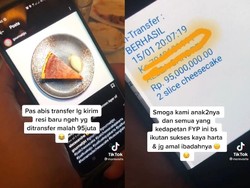 Kelebihan Angka, Pembeli Ini Transfer Rp 95 Juta Buat Beli Cheesecake