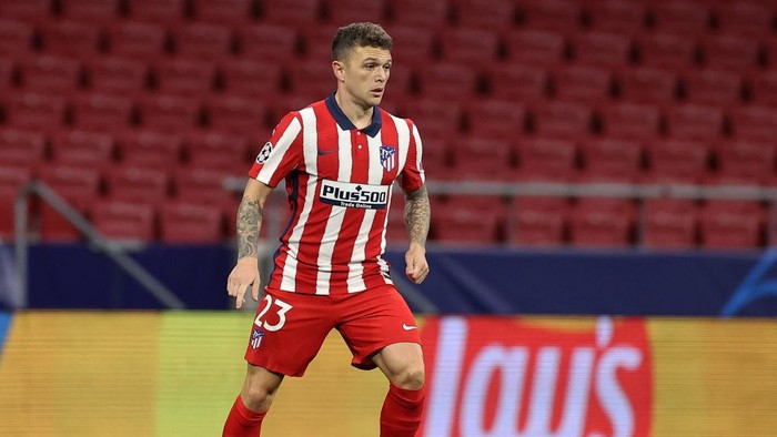 MADRID, SPAIN - OCTOBER 27: Kieran Trippier of Atletico de Madrid in action during the UEFA Champions League Group A stage match between Atletico de Madrid and RB Salzburg at Estadio Wanda Metropolitano on October 27, 2020 in Madrid, Spain. (Photo by Angel Martinez/Getty Images)