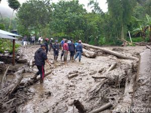 Banjir Bandang di Puncak Berasal dari Aliran Curug Cisampay Banjir Bandang di Puncak Berasal dari Aliran Curug Cisampay