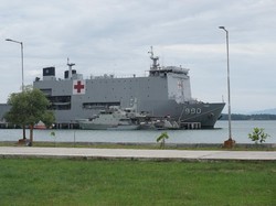 Tiba di Mamuju, RS Terapung dr Soeharso Siap Bantu Korban Gempa