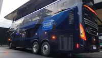 Potret Bus Tingkat Mewah Milik Perusahaan Rokok Sukun