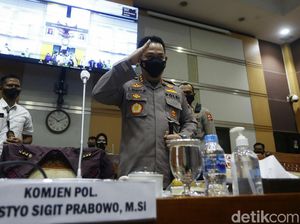 Diantar Idham Azis, Komjen Sigit Uji Calon Kapolri di DPR