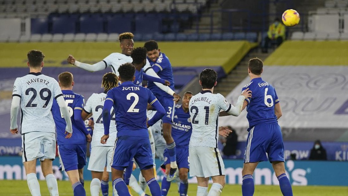 Chelsea tumbang di tangan Leicester City dalam lanjutan Liga Inggris. (Foto: AP/Tim Keeton)