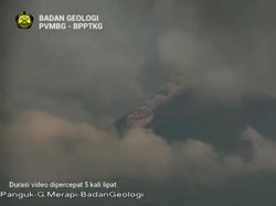 Dalam 6 Jam, Gunung Merapi Muntahkan Awan Panas 8 Kali