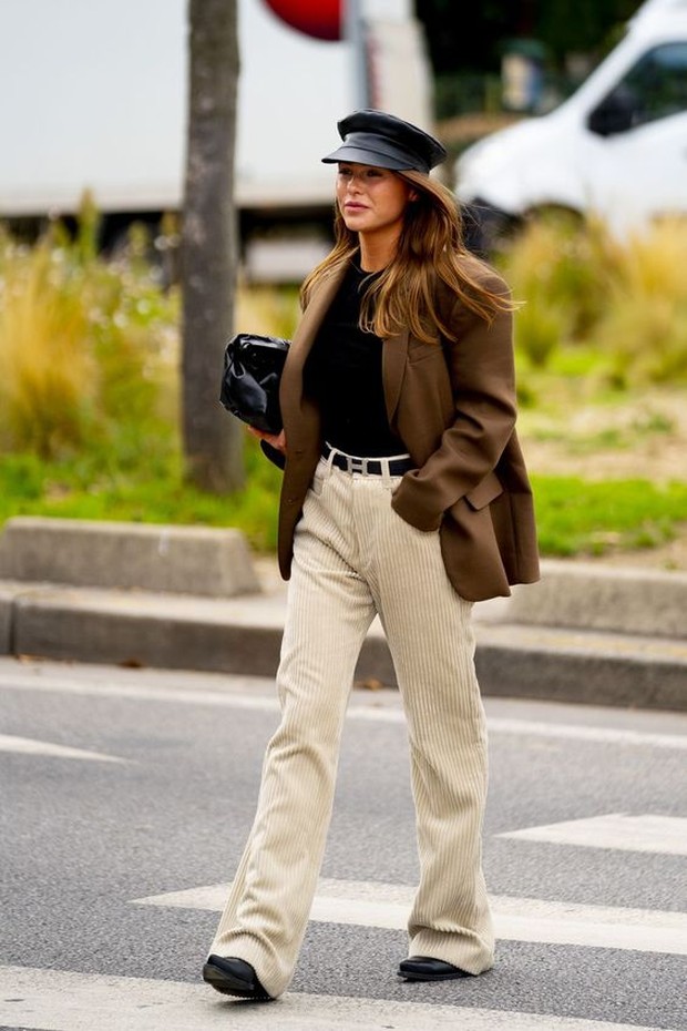 Oversized Blazer With Cullot Flare/foto: pinterest.com Oversized Blazer With Cullot Flare