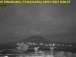 Gunung Sinabung Kembali Erupsi Pagi Ini