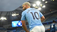 Sergio Aguero menempati nomor tiga. Gaji per pekannya sebesar 230 ribu pounds atau setara Rp 4,6 miliar (Getty Images/Michael Regan)