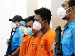 BNN Tangkap 3 Kurir Narkoba Jaringan Malaysia di Sulteng, 42 Kg Sabu Disita