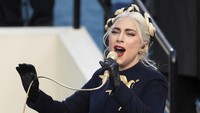 Aksi Lady Gaga di Pelantikan Joe Biden