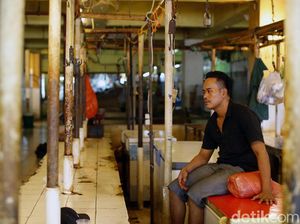 Hari Kedua Pedagang Daging Sapi Mogok Jualan