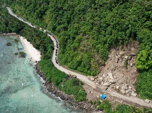 Jalan Poros Majene-Mamuju Sudah Bisa Dilalui