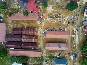 Foto Udara Pascabanjir Kalsel Foto Udara Pascabanjir Kalsel