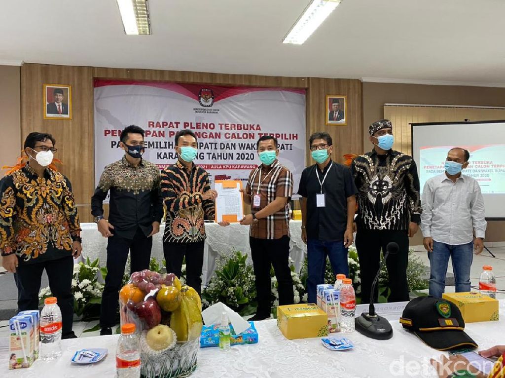 KPU Karawang Tetapkan Cellica-Aep Menang Pilkada Karawang 2020 KPU Karawang Tetapkan Cellica-Aep Menang Pilkada Karawang 2020