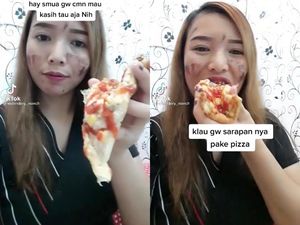 Pamer Sarapan Pizza, Wanita Ini Sebut Netizen Kampungan
