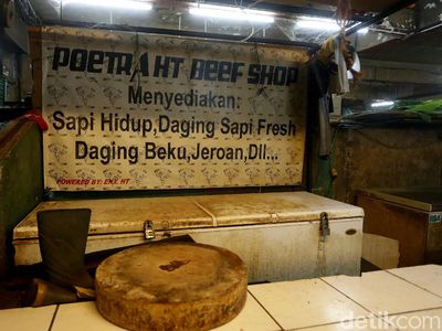 Pasar Palmerah Sepi Gagara Pedagang Daging Sapi Mogok Jualan