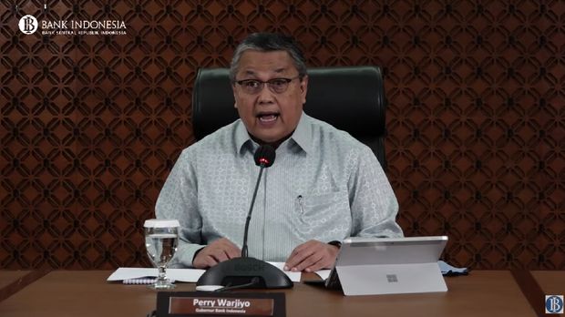Pengumuman Hasil Rapat Dewan Gubernur (RDG) Bulanan BI. (Tangkapan layar youtube Bank Indonesia)