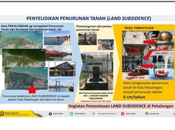 Badan Geologi: Penurunan Muka Tanah Pekalongan 6 Sentimeter Per Tahun