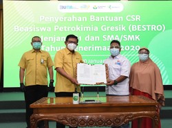 Petrokimia Beri Beasiswa Penuh buat Masyarakat Tak Mampu Rp 1,7 M