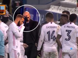 Terekam Kamera! Zidane Mukanya Pasrah, Marcelo Isco Ketawa