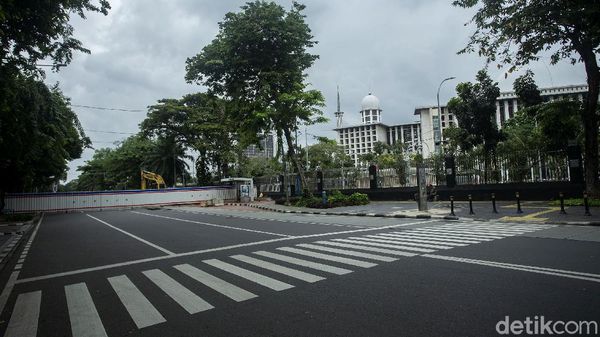 Terowongan Silaturahmi Dibangun, Lalin di Istiqlal-Katedral Dialihkan