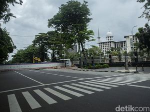 Terowongan Silaturahmi Dibangun, Lalin di Istiqlal-Katedral Dialihkan Terowongan Silaturahmi Dibangun, Lalin di Istiqlal-Katedral Dialihkan