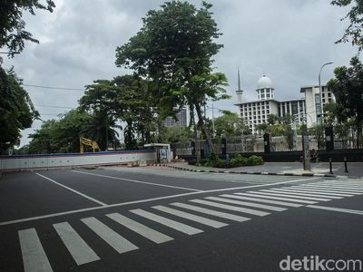 Terowongan Silaturahmi Dibangun, Lalin di Istiqlal-Katedral Dialihkan