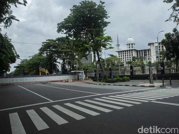 Terowongan Silaturahmi Dibangun, Lalin di Istiqlal-Katedral Dialihkan