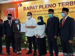 KPU Tetapkan Anak Pramono Anung Jadi Bupati, Dhito-Mariya Fokus Turunkan COVID