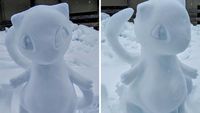 Super Keren! Seniman Jepang Bikin Patung Anime dari Salju