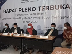 KPU Tetapkan M Nur Arifin Sebagai Bupati Trenggalek Terpilih