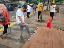 Pemkot Jakpus: Trotoar KBB Seberang BNI City Segera Diperbaiki Pengembang