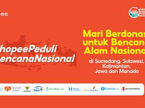 Shopee Ajak Pengguna Donasi ke Korban Bencana Alam Nasional